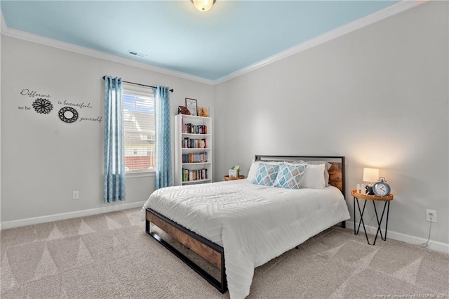 3024 Eagle Crest Ln, Fayetteville, NC 28306 - carpeted bedroom featuring crown molding and baseboards