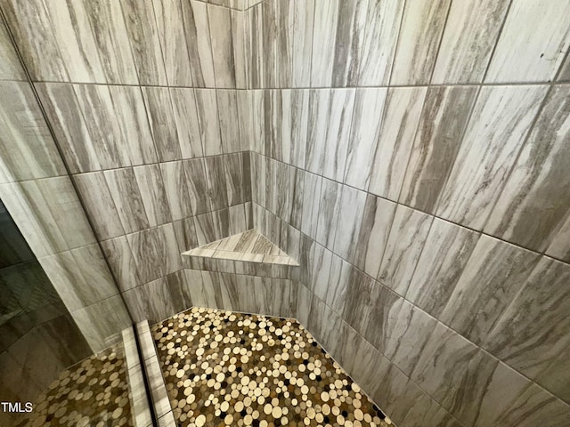 1705 Main Divide Dr, Wake Forest, NC 27587 - bathroom view of tiled shower