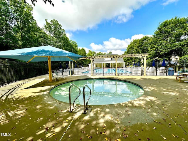 1705 Main Divide Dr, Wake Forest, NC 27587 - community pool with a patio