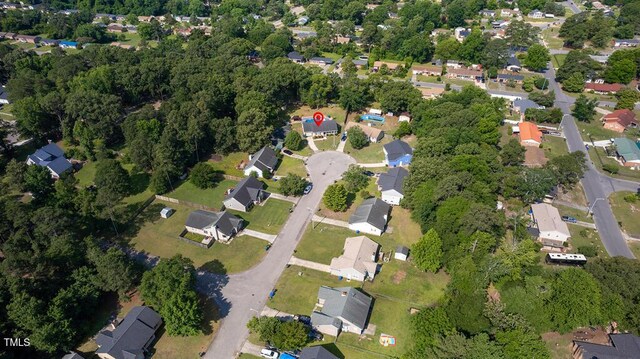 6767 Cedar Chest Ct, Fayetteville, NC 28314 - aerial view of property's location with nearby suburban area