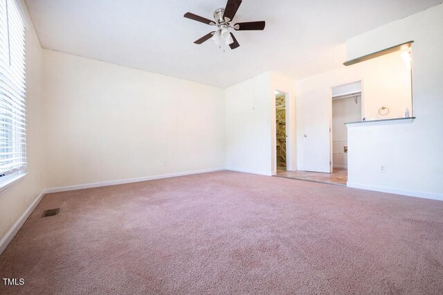 6767 Cedar Chest Ct, Fayetteville, NC 28314 - carpeted spare room with ceiling fan and baseboards