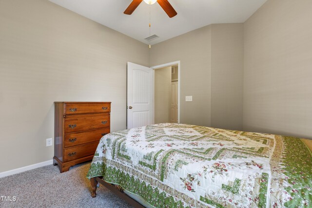 127 Bobwhite Way, Mebane, NC 27302 - bedroom featuring light colored carpet, a ceiling fan, and baseboards