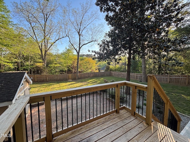 119 W Vernon Ave, Wake Forest, NC 27587 - view of wooden terrace