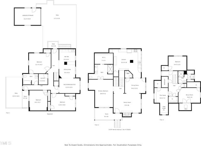 119 W Vernon Ave, Wake Forest, NC 27587 - room layout