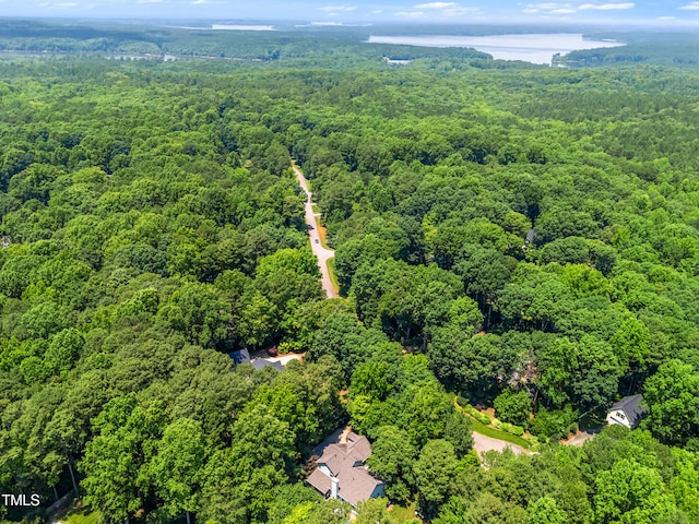 7401 Heartland Dr, Wake Forest, NC 27587 - bird's eye view of a heavily wooded area
