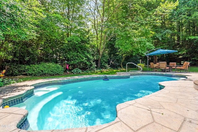 7401 Heartland Dr, Wake Forest, NC 27587 - swimming pool with a patio