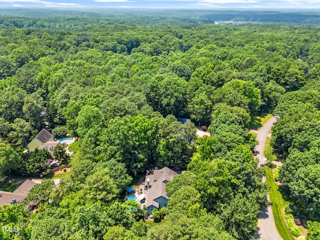 7401 Heartland Dr, Wake Forest, NC 27587 - drone / aerial view of a heavily wooded area