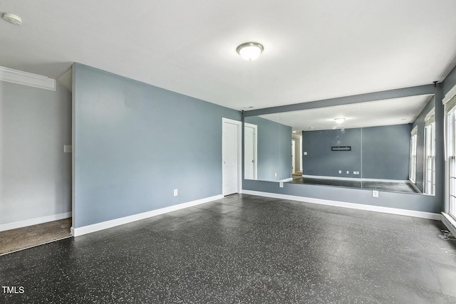 825 Highwater Pl, Fuquay Varina, NC 27526 - unfurnished room with a smoke detector and speckled floor