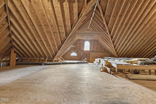 825 Highwater Pl, Fuquay Varina, NC 27526 - view of unfinished attic