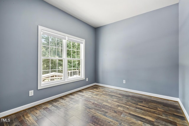825 Highwater Pl, Fuquay Varina, NC 27526 - unfurnished room with wood finished floors and baseboards