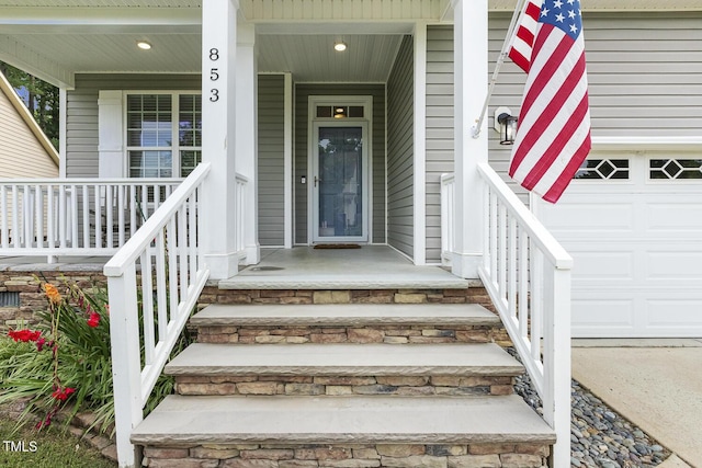 853 Bluffcreek Dr, Fuquay Varina, NC 27526 - doorway to property featuring a porch