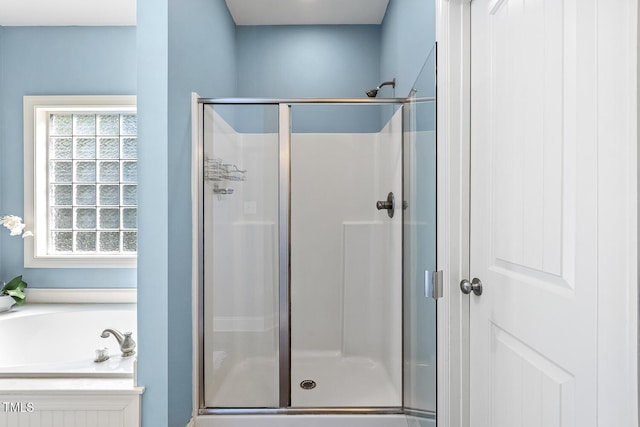 853 Bluffcreek Dr, Fuquay Varina, NC 27526 - full bathroom with a shower stall and a bath