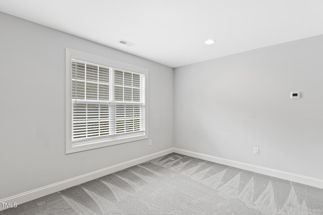 853 Bluffcreek Dr, Fuquay Varina, NC 27526 - unfurnished room with carpet floors and recessed lighting