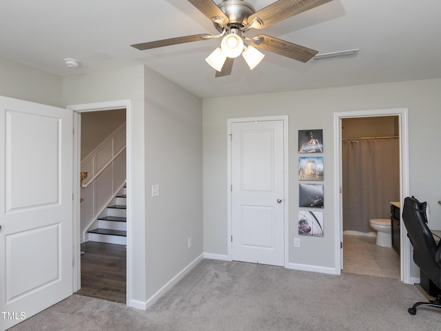 601 Grand Central Sta, Apex, NC 27502 - unfurnished office with ceiling fan, carpet, and baseboards