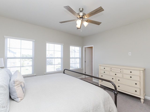 601 Grand Central Sta, Apex, NC 27502 - carpeted bedroom with baseboards and a ceiling fan