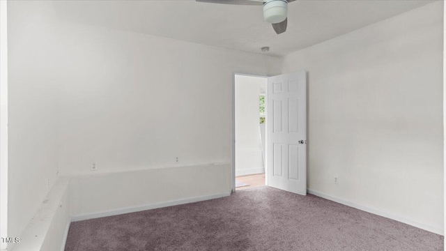 2396 Spring Valley Rd, Henderson, NC 27537 - carpeted empty room with ceiling fan and baseboards