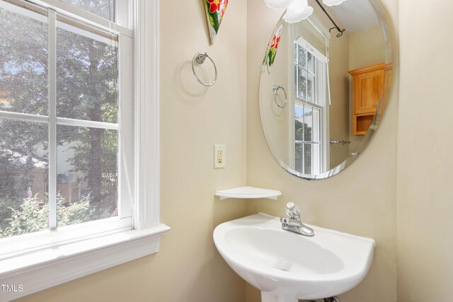 104 Shady Ridge Ct, Apex, NC 27502 - bathroom featuring a sink and healthy amount of natural light