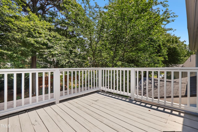 104 Shady Ridge Ct, Apex, NC 27502 - view of wooden terrace