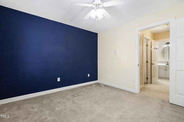 104 Shady Ridge Ct, Apex, NC 27502 - unfurnished room featuring light carpet, ceiling fan, and baseboards