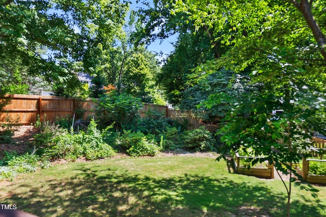 104 Shady Ridge Ct, Apex, NC 27502 - view of yard featuring a vegetable garden