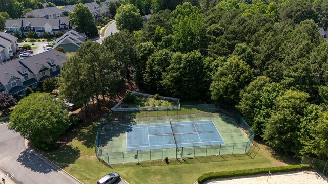 104 Shady Ridge Ct, Apex, NC 27502 - aerial view of residential area with a forest