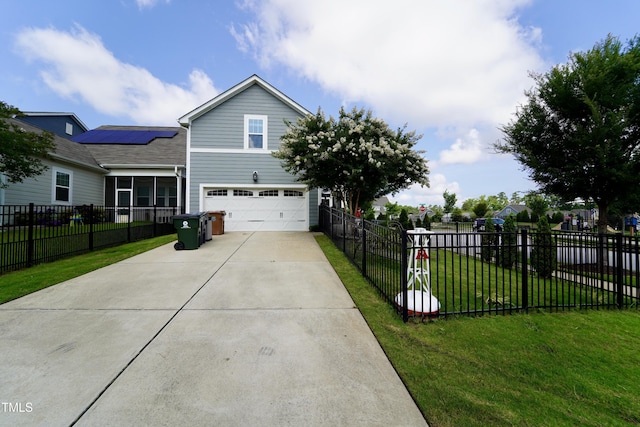 421 Old Ride Dr, Holly Springs, NC 27540 - traditional-style home featuring an attached garage and concrete driveway