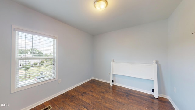 421 Old Ride Dr, Holly Springs, NC 27540 - empty room featuring dark wood-type flooring and baseboards