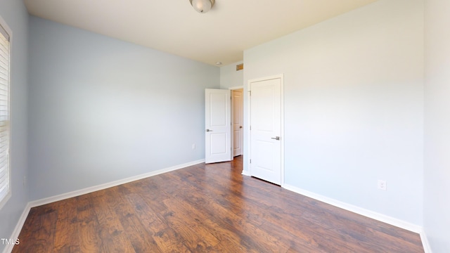 421 Old Ride Dr, Holly Springs, NC 27540 - unfurnished room featuring dark wood finished floors and baseboards