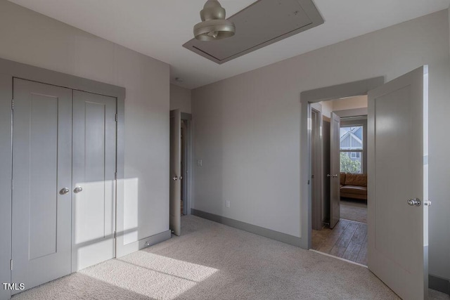 1624 Tunnel St, Wendell, NC 27591 - unfurnished bedroom with carpet flooring and attic access