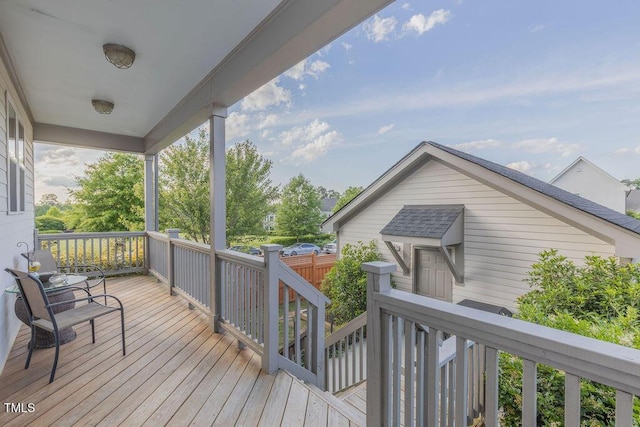 1624 Tunnel St, Wendell, NC 27591 - view of deck