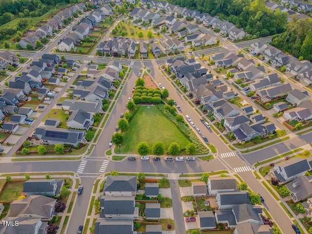 1624 Tunnel St, Wendell, NC 27591 - aerial view of property and surrounding area featuring nearby suburban area