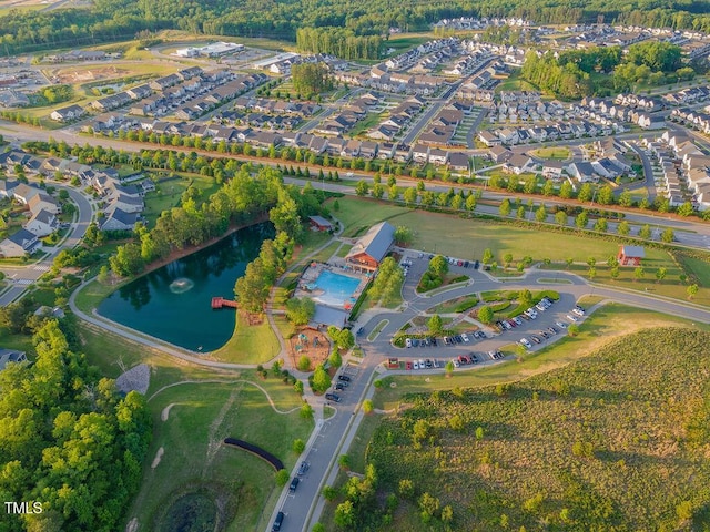 1624 Tunnel St, Wendell, NC 27591 - view of property location with a large body of water and nearby suburban area