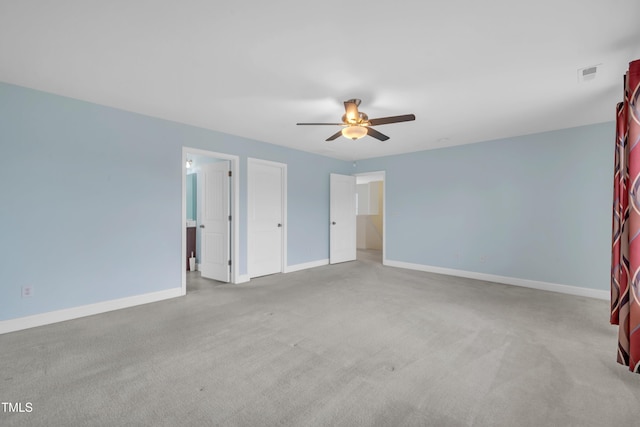 428 Mill Station Ln, Wendell, NC 27591 - unfurnished bedroom featuring carpet and a ceiling fan