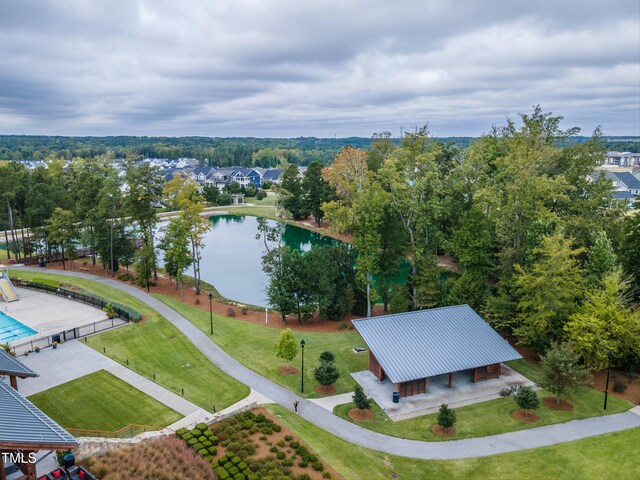 428 Mill Station Ln, Wendell, NC 27591 - aerial view of a nearby body of water