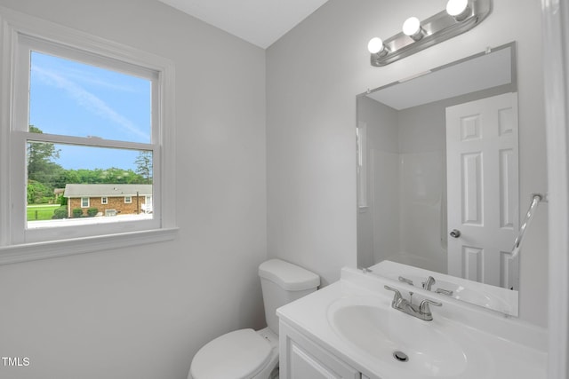 248 Robin Loop, Dunn, NC 28334 - full bath with toilet, vanity, and a shower