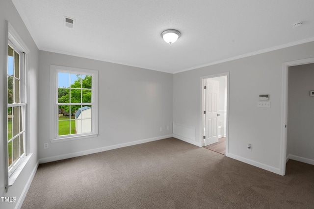 248 Robin Loop, Dunn, NC 28334 - carpeted empty room featuring baseboards and crown molding