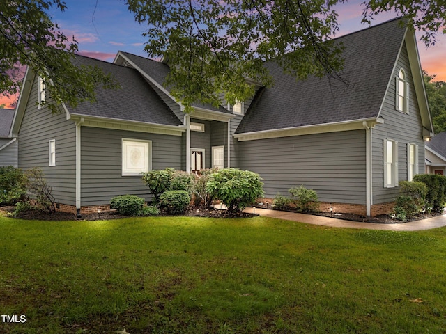 2913 Coxindale Dr, Raleigh, NC 27615 - view of front of property with roof with shingles and a yard