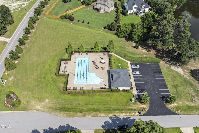 513 Goal Kick, Fuquay Varina, NC 27526 - bird's eye view of a pool
