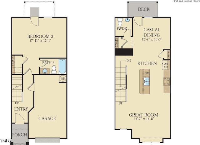 219 Carova Bnd, Apex, NC 27539 - property floor plan