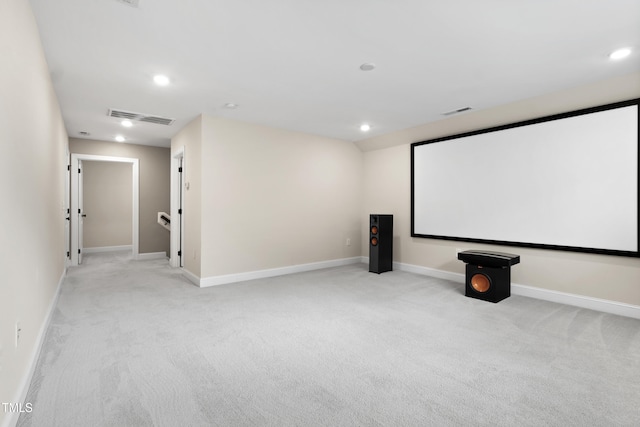1313 Littlehills Dr, Apex, NC 27523 - cinema with light carpet and recessed lighting