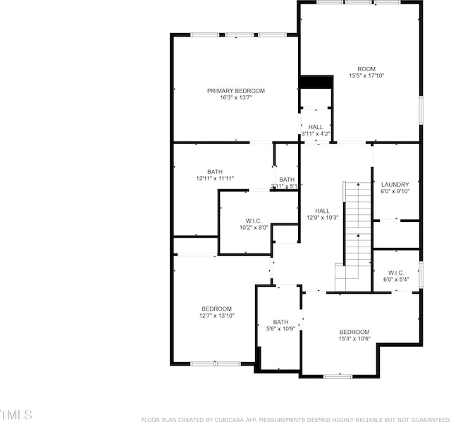 1313 Littlehills Dr, Apex, NC 27523 - view of room layout