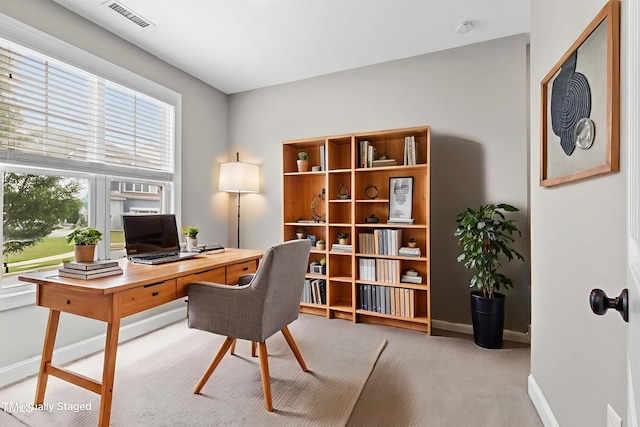 1313 Littlehills Dr, Apex, NC 27523 - office featuring carpet and baseboards