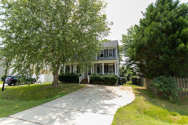 328 Mccarthy Dr, Clayton, NC 27527 - view of front of property featuring a porch and driveway