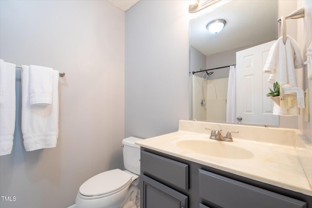 1309 Sweet Charm Ln, Knightdale, NC 27545 - bathroom featuring vanity and a shower with curtain
