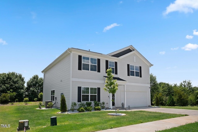 10 Forest Brook Way, Clayton, NC 27520 - traditional-style house with a garage, driveway, and a front lawn