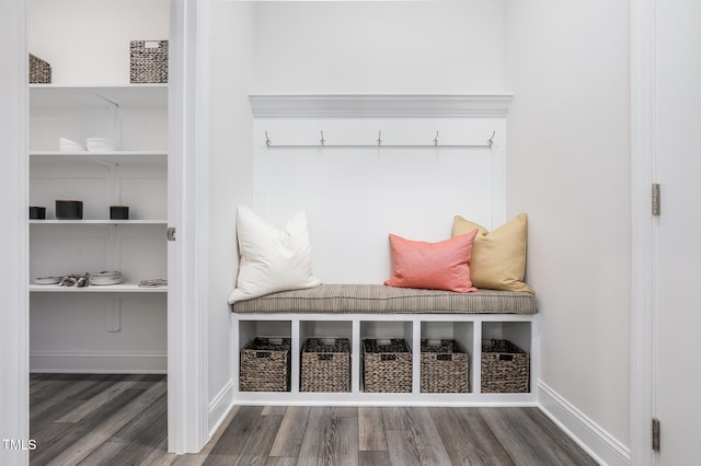 321 Calvander Ln, Apex, NC 27539 - mudroom with wood finished floors and baseboards