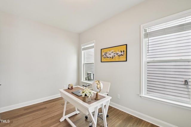 772 Mirkwood Ave, Apex, NC 27523 - office featuring wood finished floors and baseboards