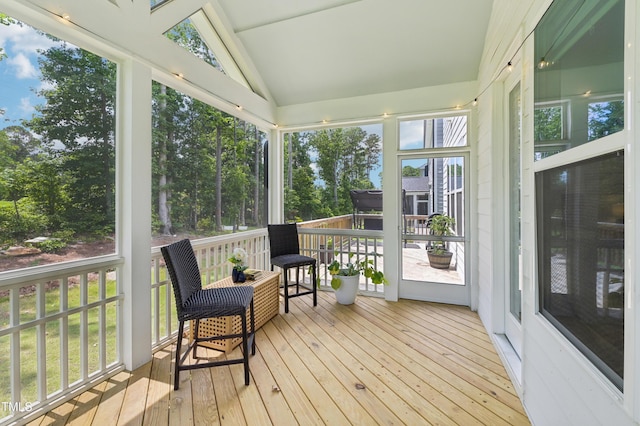 772 Mirkwood Ave, Apex, NC 27523 - sunroom with plenty of natural light and lofted ceiling