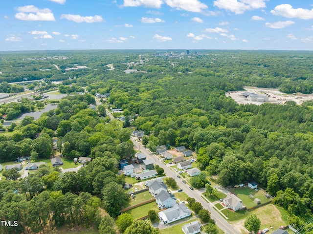 225 E End Ave, Durham, NC 27703 - aerial view of a heavily wooded area
