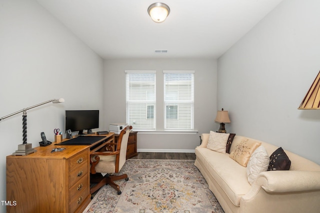 512 Courtship Cv, Durham, NC 27703 - home office featuring wood finished floors and baseboards